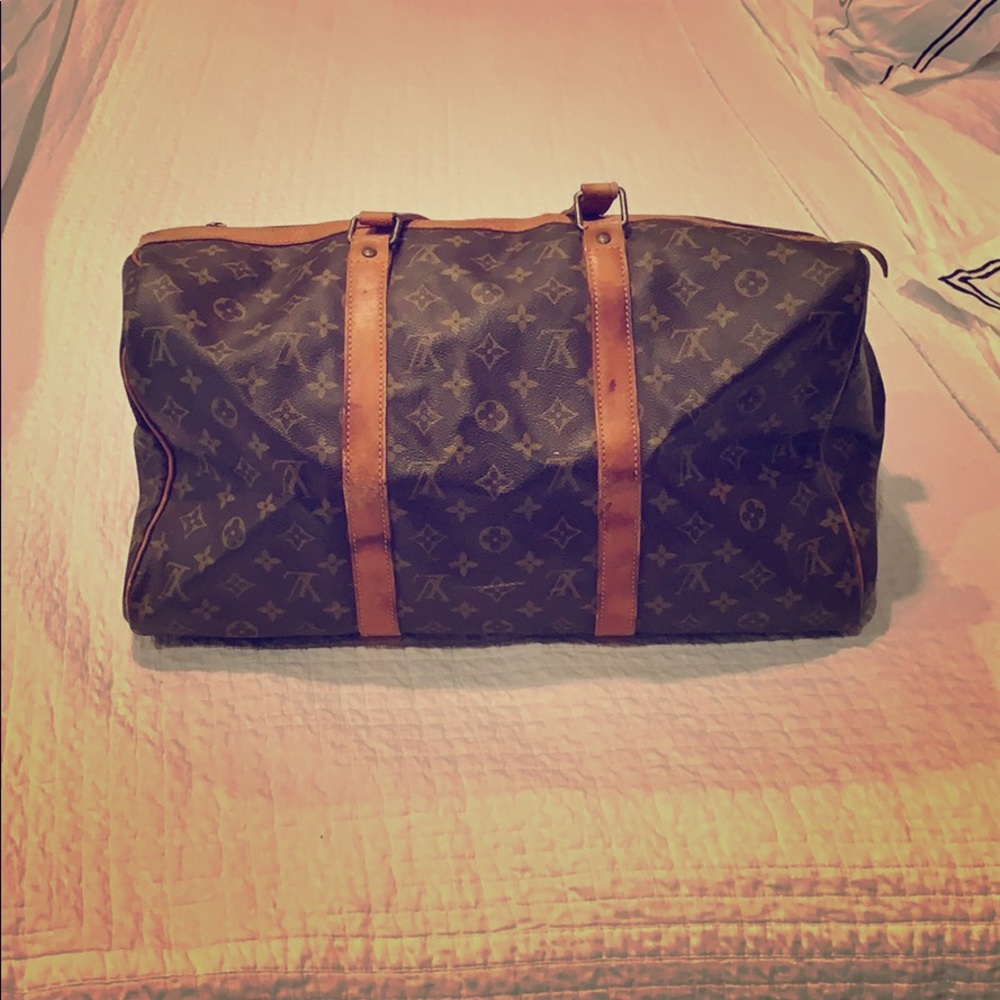 Authentic Louis Vuitton vintage duffel bag